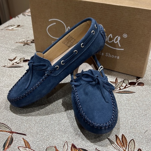Oca-Loca Toddler Suede Loafers - Picture 6 of 12